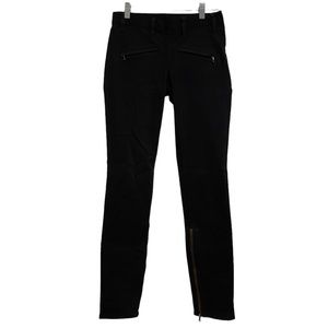 Tory Burch Super Skinny Zipped Ankle Size 25 Black Pull-on Jeggings